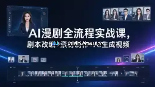 AI 漫剧全流程实战课0到1全教程